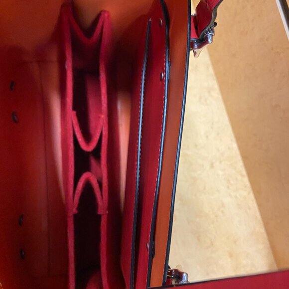 RAG AND BONE FIELD TOTE BAG RED - Picture 5 of 9